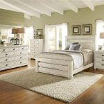 Progressive Furniture Willow Distressed White 2pc Bedroom Set with