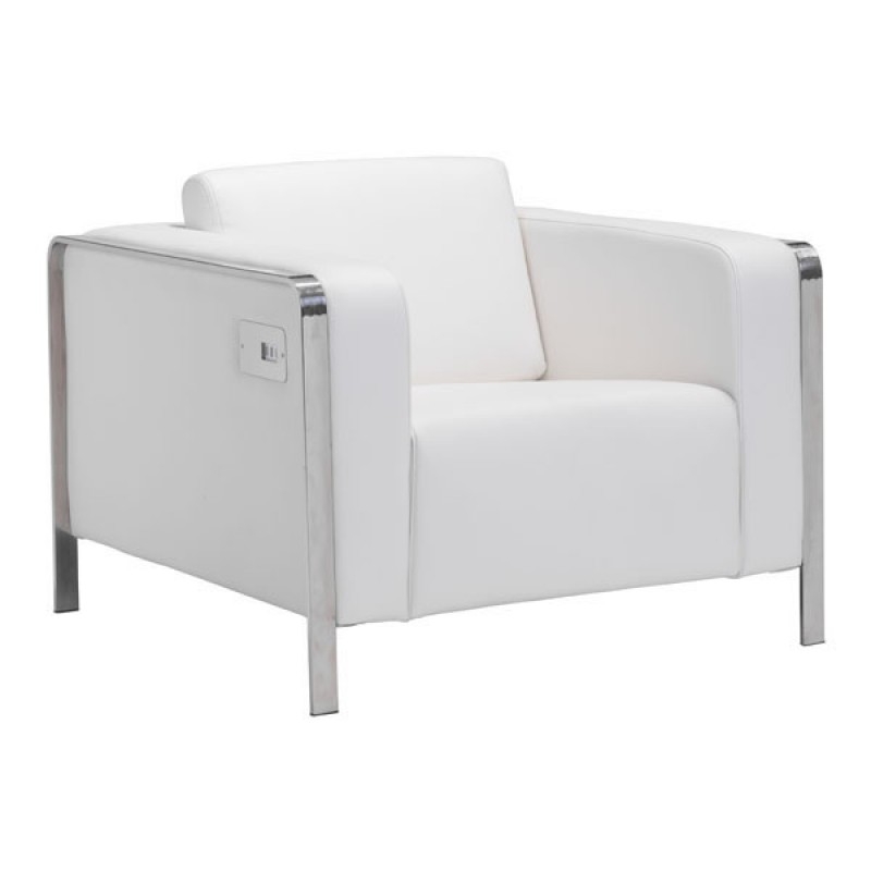 White Comfy Chair For Living Room Indoor Living Room Chairs For