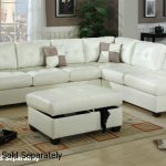 White Leather Sectional Sofa - Steal-A-Sofa Furniture Outlet Los