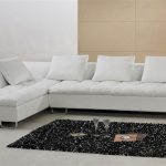 White Leather Sectional Sofa TOS-FY632