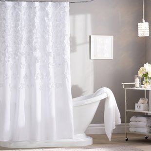 White Shower Curtains You'll Love | Wayfair