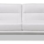 Kendra Genuine Leather Sofa - Arctic White | The Brick