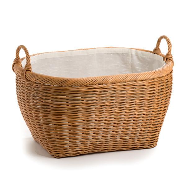 Oval Wicker Laundry Basket | Storage Basket | The Basket Lady