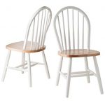 Amazon.com - Winsome Wood Windsor Chair in Natural and White Finish