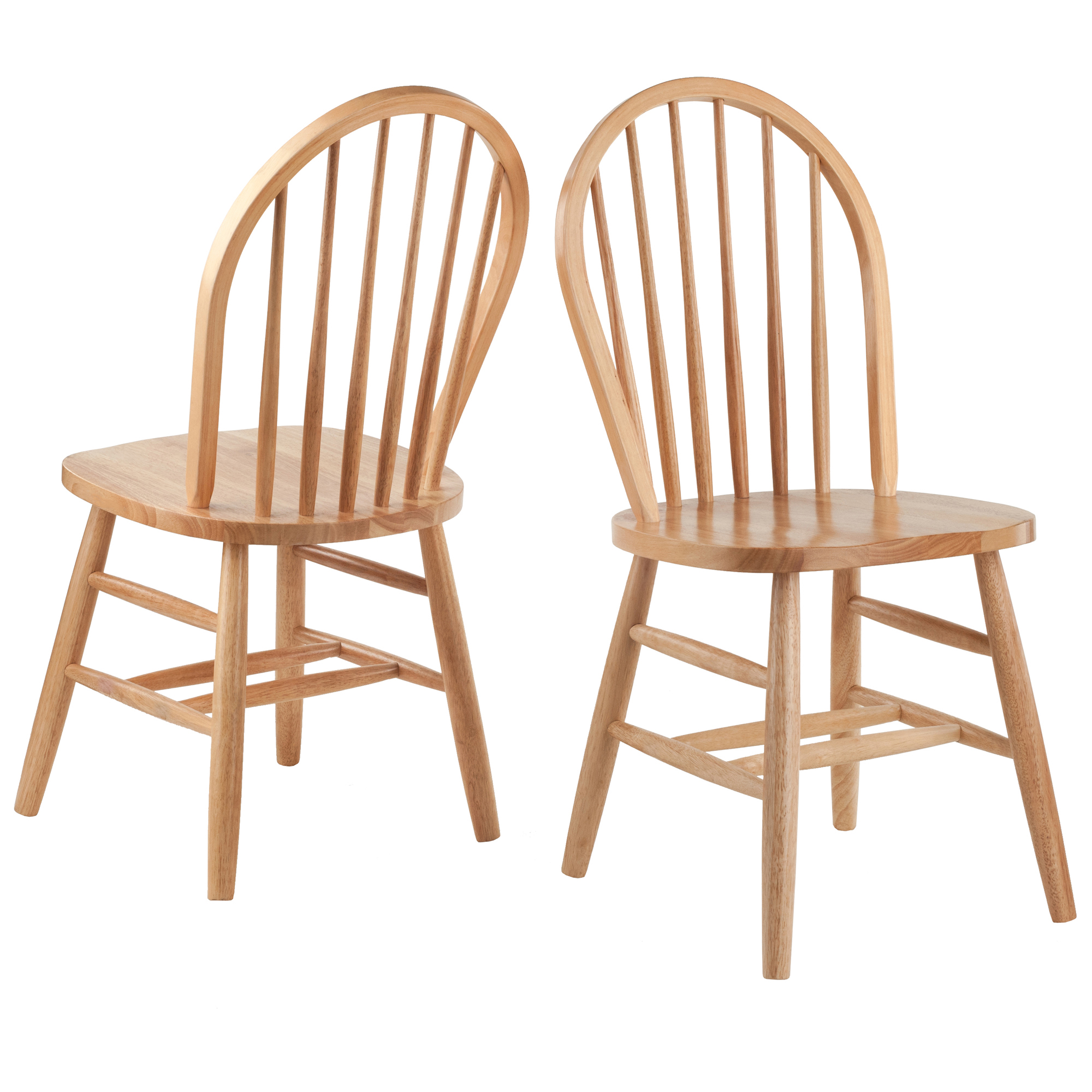 Windsor Chair, Set of 2, Multiple Finishes - Walmart.com