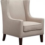 Amazon.com: Barton Lindy Linen Upholstered Wingback Armchair