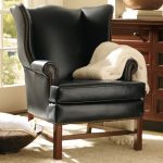 Thatcher Leather Wingback Chair | Pottery Barn