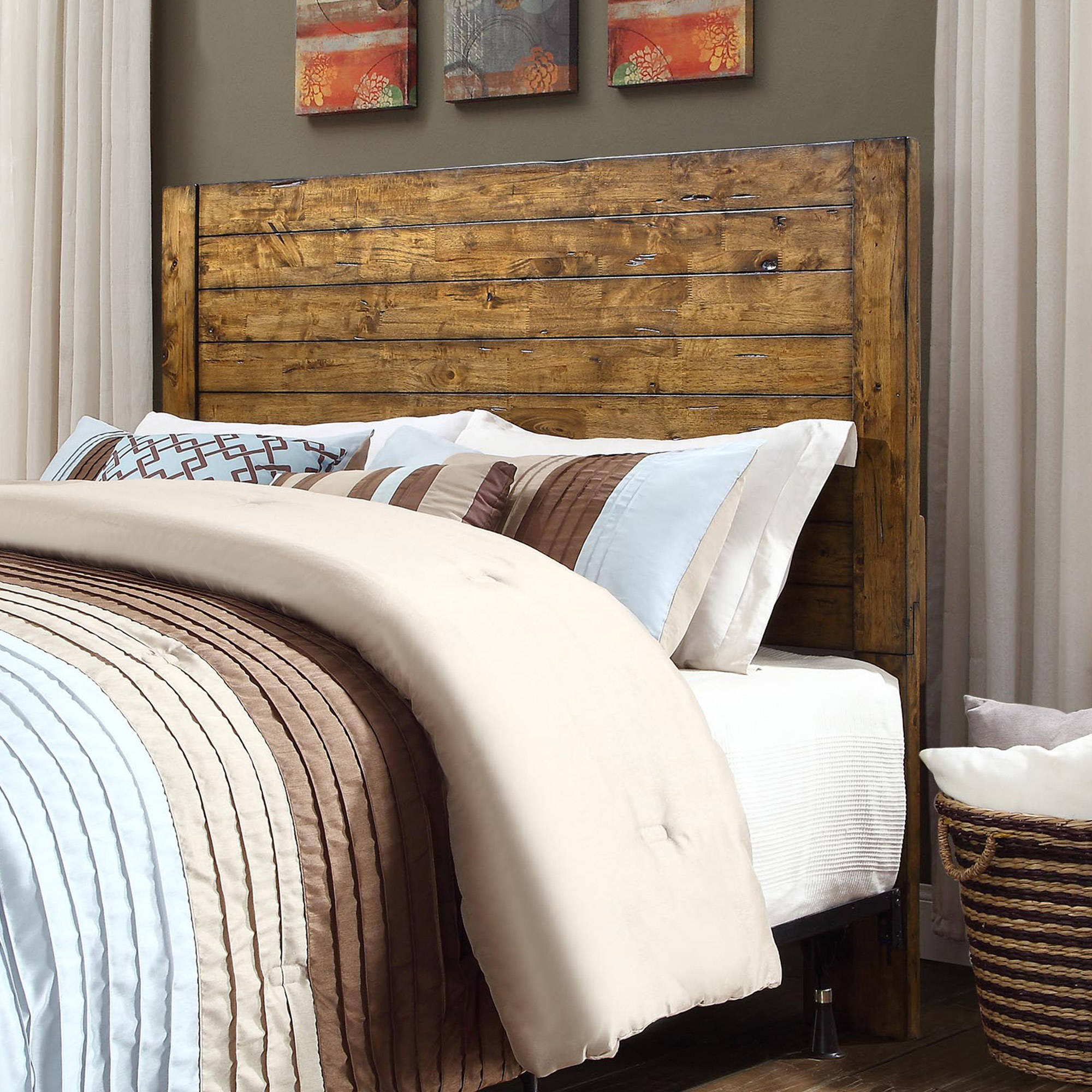Better Homes and Gardens Bryant Full/Queen Solid Wood Headboard