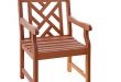 Vifah Outdoor Wooden Armchair - Brown : Target