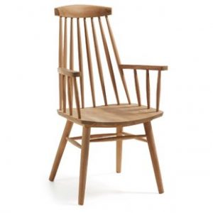 Armchair With Wooden Arms | Wayfair.co.uk