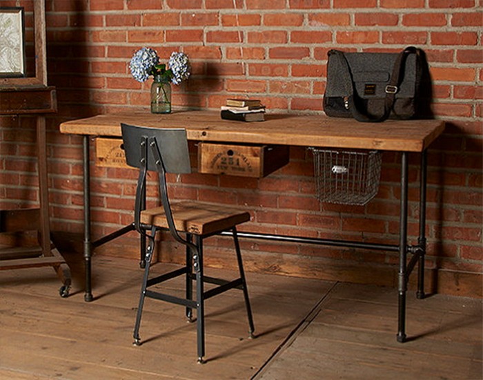 Reclaimed Wood Desks For Office | Tuckr Box Decors : Reclaimed Wood