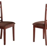 Sonata Side Chair, Cherry and Chocolate Mfb, Set of 2 - Transitional