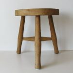 Vintage Wooden Stool from Toledo for sale at Pamono
