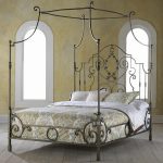 French wrought iron bed Manning bed frame bed mantle iron bed