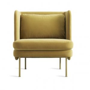 Modern Velvet Yellow Accent Chairs | AllModern