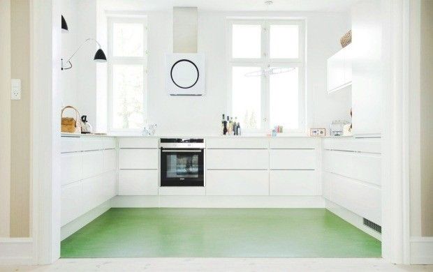 Clean and durable Marmoleum flooring